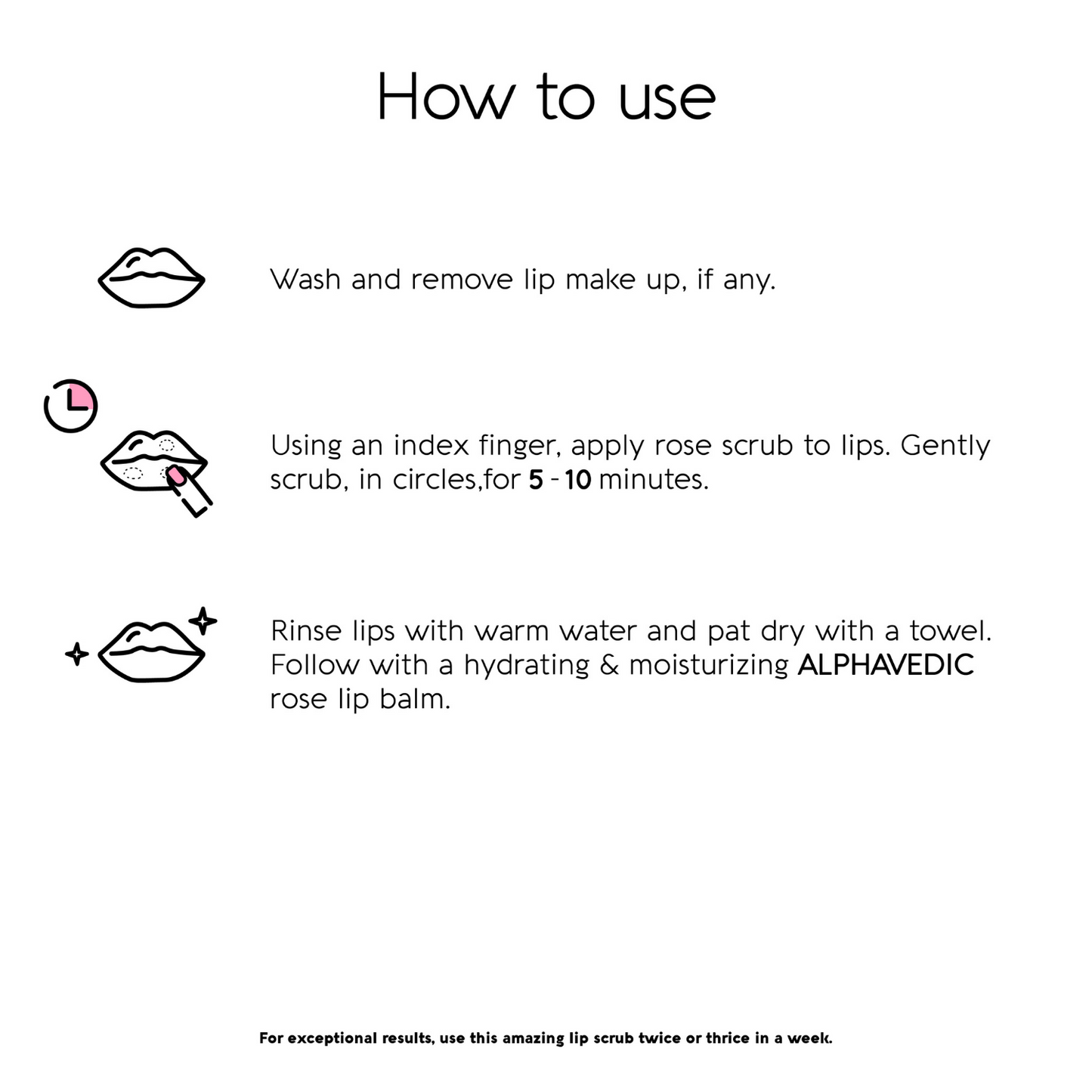 how to use rose lip balm
