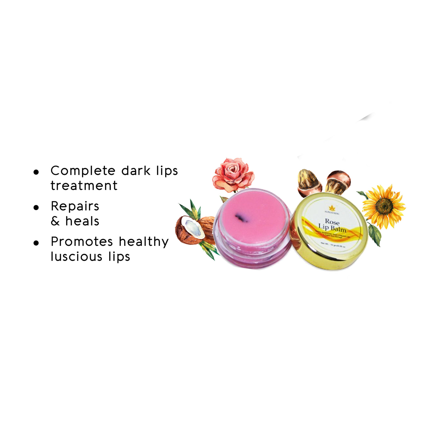 Rose Lip Balm - 10 Grams