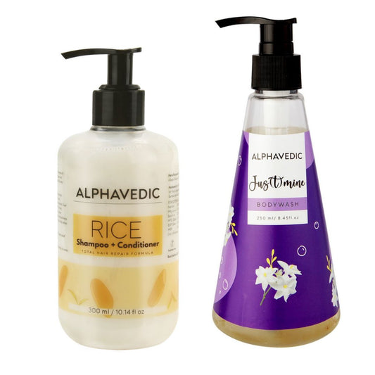 Rice Shampoo + Conditioner & Jus(t)mine Body Wash