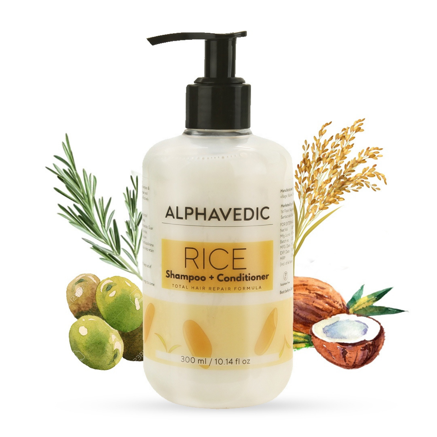 Hair Strengthening Rice Shampoo+Conditioner